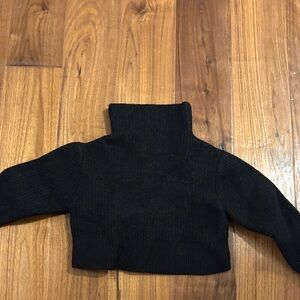 Wilfred Wool Cropped Turtleneck Sweater XS